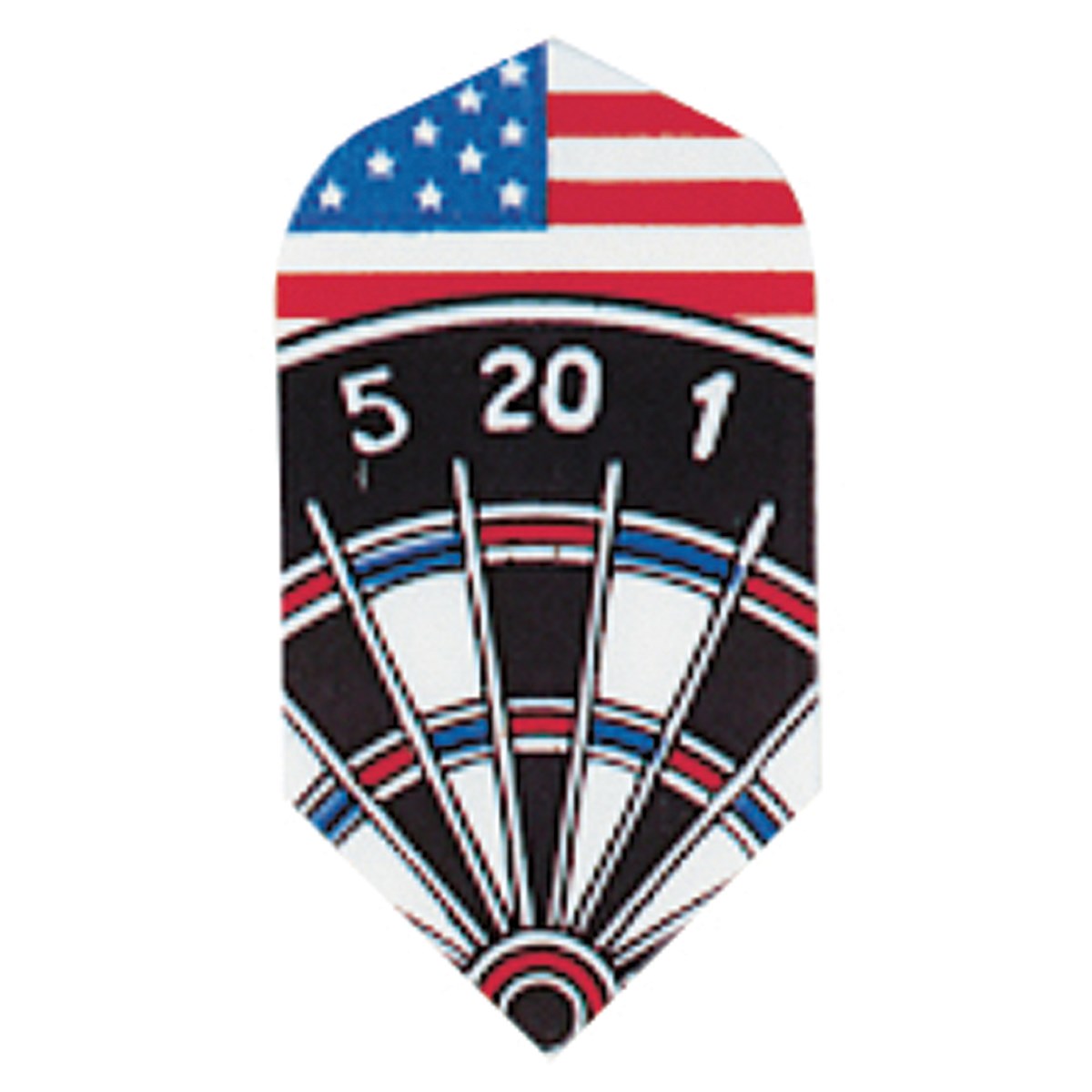 GLD Poly - Dart Board and American Flag Slim