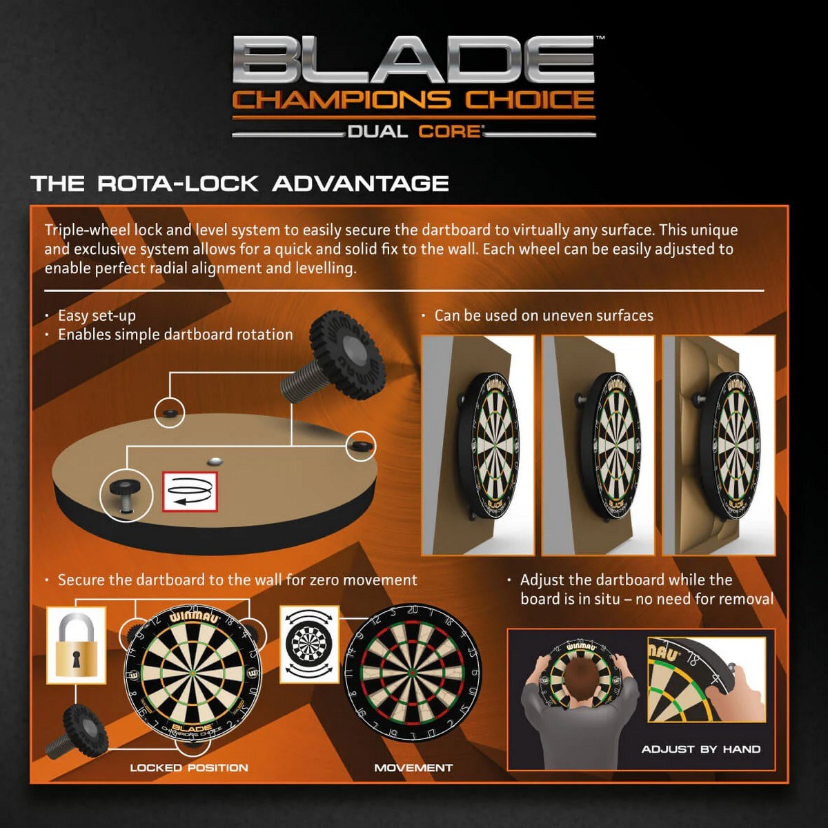 Winmau Champions Choice Practice Dartboard