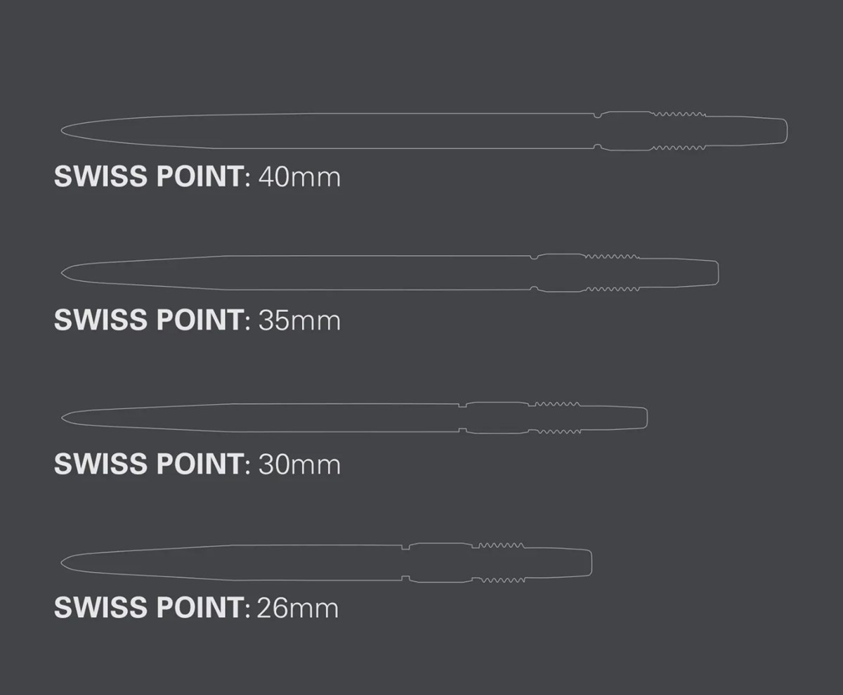 Target Darts Chrono Swiss Point - Black (26mm)