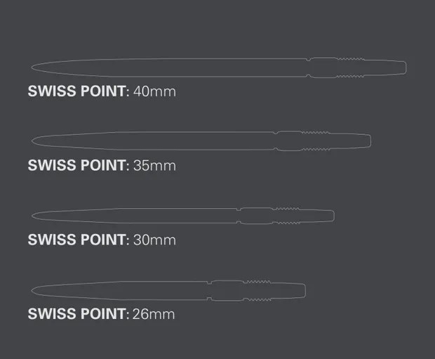 Target Darts Chrono Swiss Point - Black 35mm