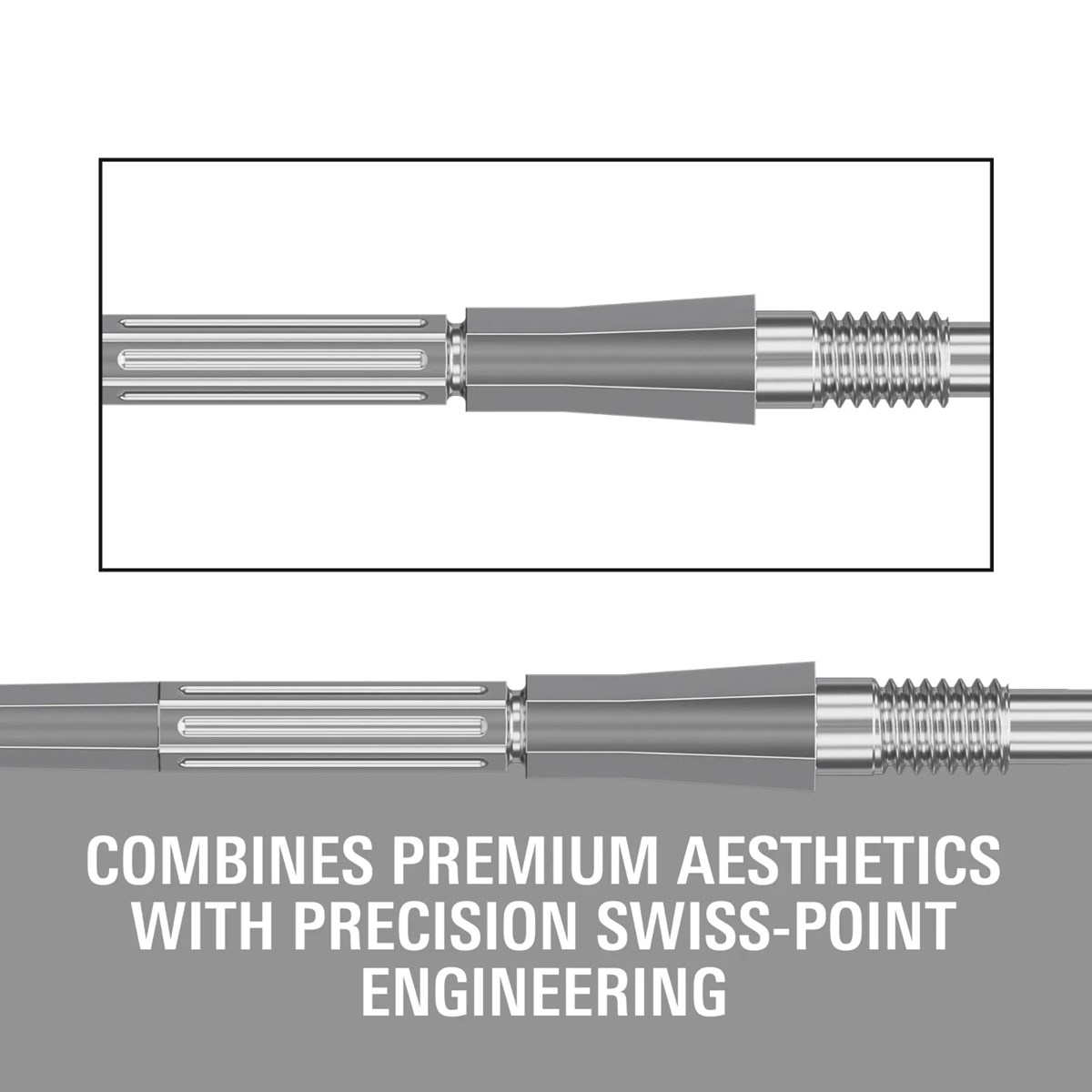 Target Darts Elysian Archetype 43 Swiss Point - Silver 30mm