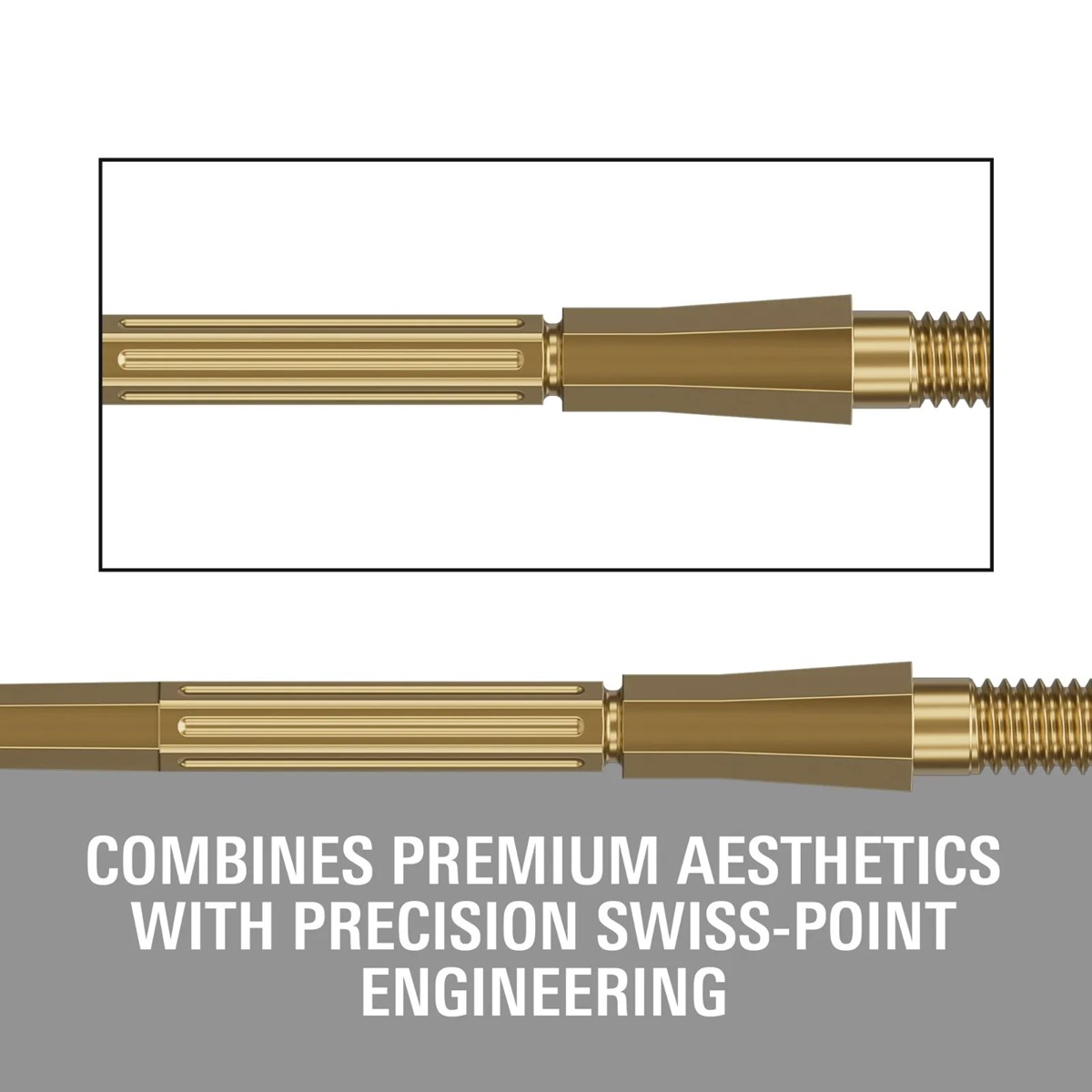 Target Darts Elysian Archetype 43 Swiss Point - Gold (35mm)