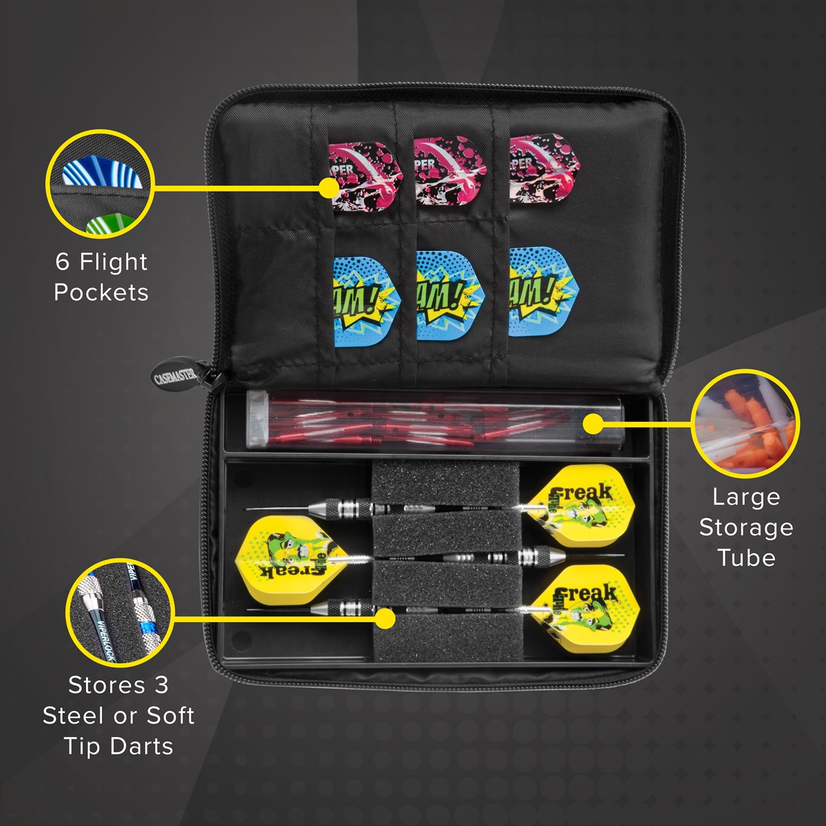 GLD Casemaster Select Dart Case - Blue