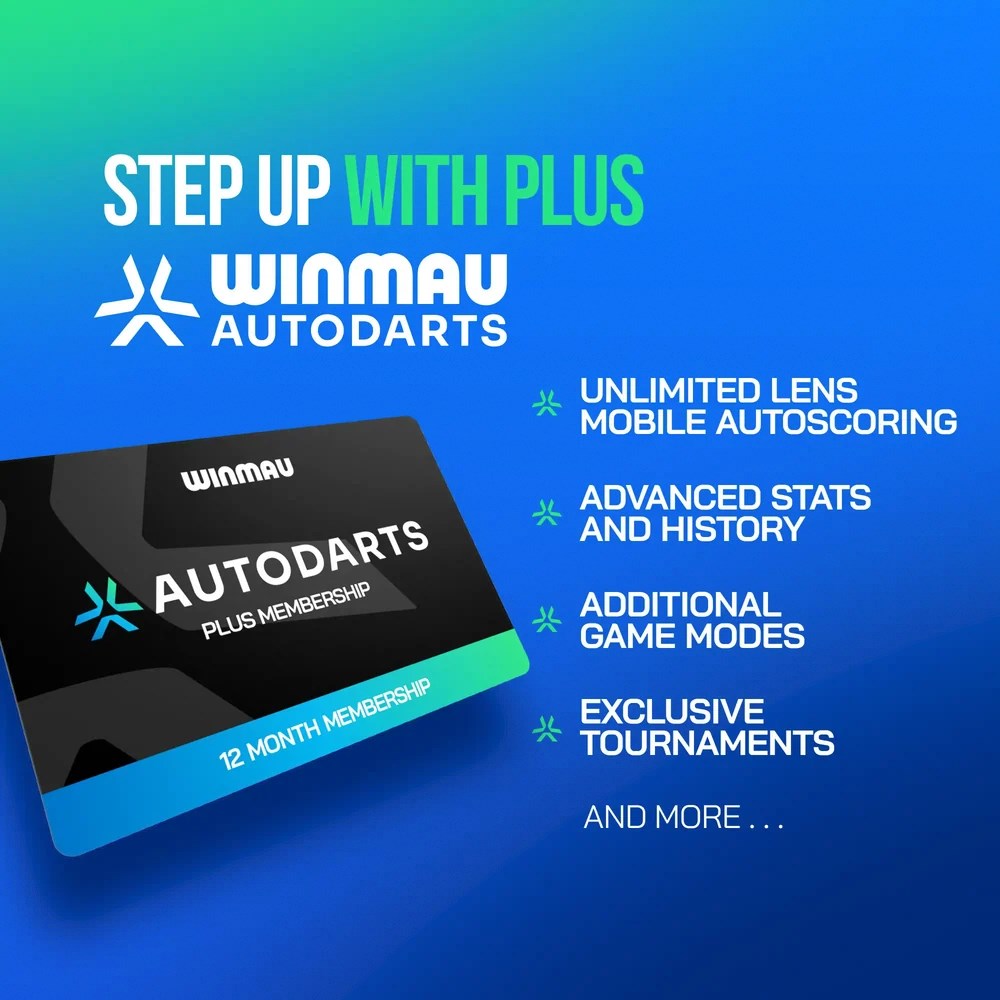 Winmau Autodarts Device Stand & 12 Month PLUS Membership Bundle