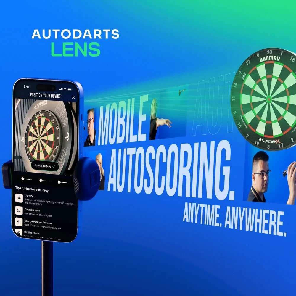 Winmau Autodarts Device Stand & 12 Month PLUS Membership Bundle